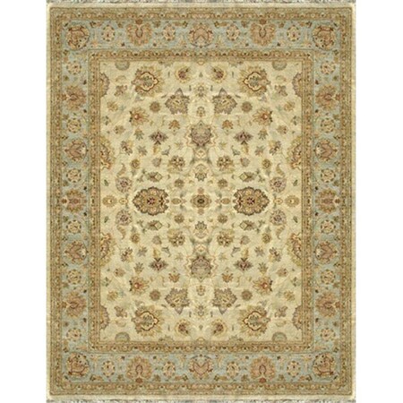 Loloi 2 ft. 6 in. x18 ft. Majestic Rectangular Shape Hand Knotted Area Rug- Indigo and Light Blue MAJEMM-10INLB26I0